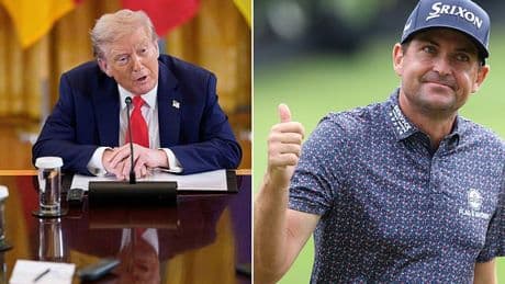 Donald Trump pressures struggling US Ryder Cup captain Keegan Bradley as he announces he's attending