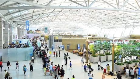 Luxury airport perfect for long layovers where passengers can enjoy spa or cinema
