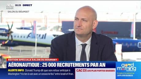 Frédéric Parisot (Gifas) et Emiland d'Alincourt (Eurogroup Consulting) : Aéronautique, 25 000 recrutements par an - 17/06