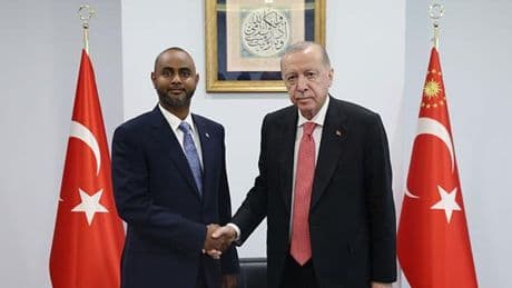 Cumhurbaşkanı Erdoğan, Somali Limanlar ve Deniz Ulaştırma Bakanı Nur'u kabul etti
