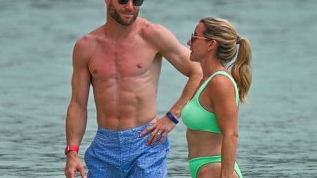 James Milner shows off incredible physique aged 39 on beach with wife… but he needs to get out of the sun