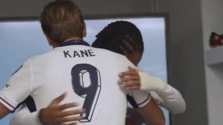 Harry Kane emotional as he presents Djed Spence with first cap after England debut
