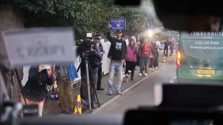 'Scotland is already great.' Protesters troll Trump on his golfing trip