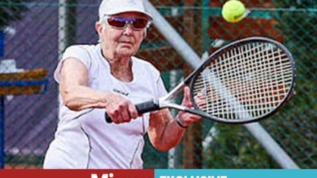 'I'm playing Wimbledon at 96 - I won't stop until I drop dead on court'