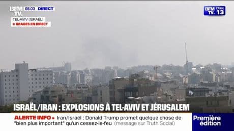 Conflit Israël/Iran: de nouvelles explosions entendues à Jérusalem et Tel-Aviv