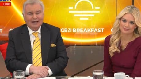 Eamonn Holmes ‘fall off chair’ live on GB News as co-stars panic