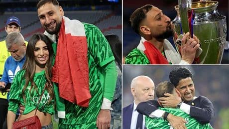 PSG goalkeeper Gianluigi Donnarumma answers questions on his future amid Man City links