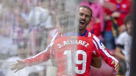 Griezmann 'reapareció' para dar el tercer gol del Atlético