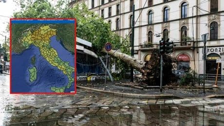 Allerta meteo domani in 11 regioni per forti temporali, grandinate ed eventi estremi. Dove e quando