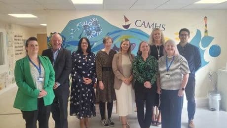 Minister makes Stirling visit as improved CAMHS waiting times hailed