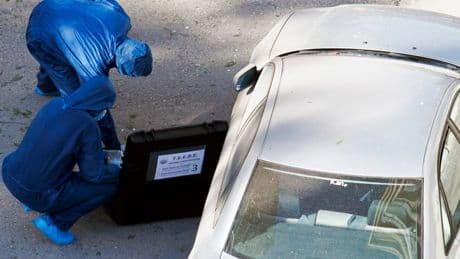 Woman, 38, killed after bomb explodes in her hands in massive blast in Greece as cops probe plot to blow up bank