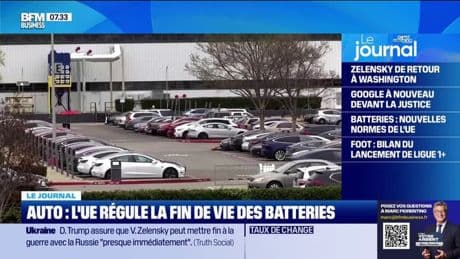 Automobile: l’Union européenne fixe de nouvelles règles sur la fin de vie des batteries