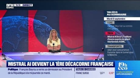 Le 19h Eco - Mardi 9 septembre