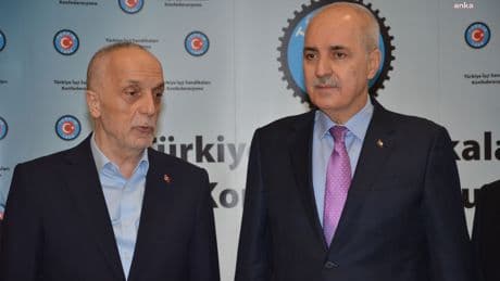 TBMM Başkanı Kurtulmuş'tan Türk-İş'e KÇP ziyareti