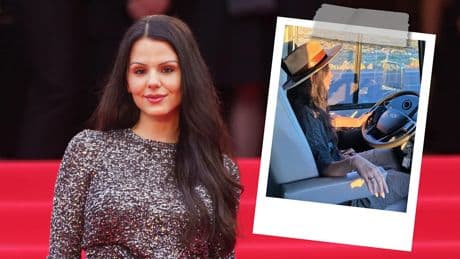 Filmstar am Steuer - Ruby O. Fee macht ihren Lkw-Führerschein