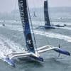 J-100 avant le début de la Rolex Fastnet race, l’une des plus grandes courses de voile au monde