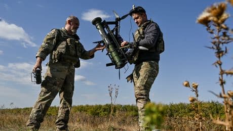Drone-mounted grenade launchers have entered the fight in Ukraine