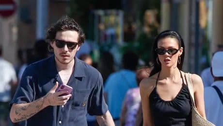 Brooklyn Beckham and Nicola Peltz ignore family feud as they enjoy sunny break