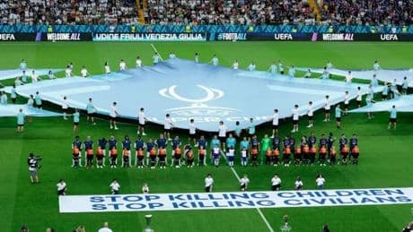 La UEFA se posiciona contra Israel por las muertes en Gaza pero evita nombrarlo