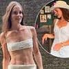Holly Ramsay shows off her toned abs in a white co-ord as she enters her 'bridal era' on weekend away ahead of Christmas wedding to Adam Peaty