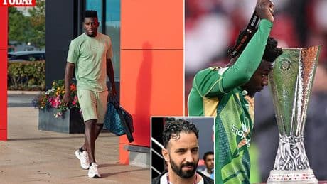 Man United name their transfer fee for Andre Onana - but under-fire keeper looks set to STAY after suitors refused to meet the asking price