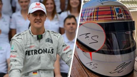 «C’est fantastique que Michael ait pu le faire aussi» : Schumacher a donné signe de vie en signant un casque de Formule 1