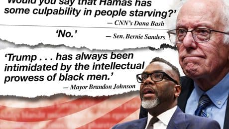 The week in whoppers: Bernie Sanders defends Hamas, Chicago Mayor Brandon Johnson’s nutty hit on Trump and more