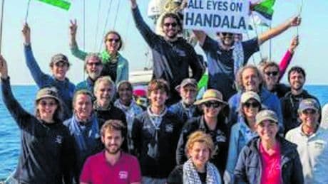 La Flotilla in navigazione verso Gaza per portare aiuti umanitari