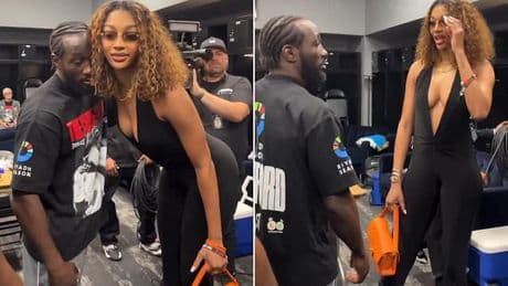 Fans brutally mock Angel Reese over bizarre Terence Crawford link-up before Canelo fight: 'He's losing for sure now'