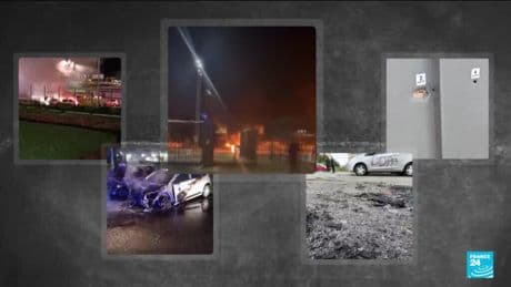 At least six French prisons targeted with arson and gunfire