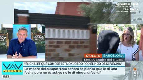La madre de un okupa se enfrenta a Joaquín Prat y este decide hacer una pausa publicitaria
