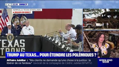 Après les crues meurtrières, Trump au Texas - 11/07