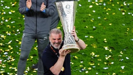 Postecoglou speaks on Spurs future and 'second year' comment after Europa League win