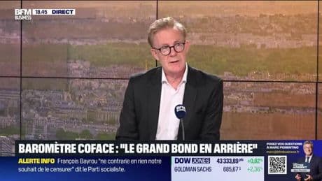 Xavier Durand (Coface) :  Baromètre Coface, "le grand bond en arrière" - 26/06