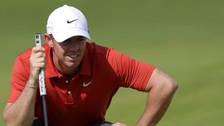 British Open: Rory McIlroy schlägt zwei Bälle gleichzeitig