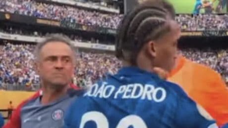 Luis Enrique faces PSG mega ban for 'hitting' Joao Pedro as Chelsea's Club World Cup triumph turns to chaos