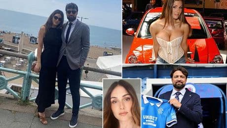 Rangers fans shocked to discover who Russell Martin's VERY recognisable girlfriend is - as new boss signs three-year deal at Ibrox