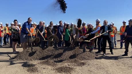 Crews break ground on Edmonton’s Capital Line south LRT extension