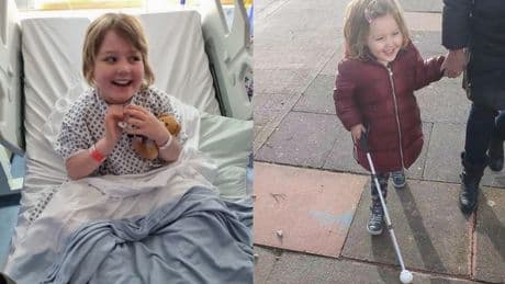 'Our daughter went blind almost overnight at 18 months after doctors missed signs'