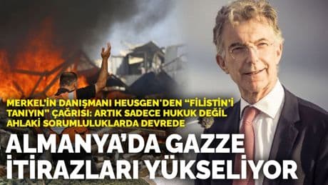 Merkel’in Danışmanı Heusgen'den “Filistin’i tanıyın” çağrısı: Artık sadece hukuk değil ahlaki sorumluluklarda devrede