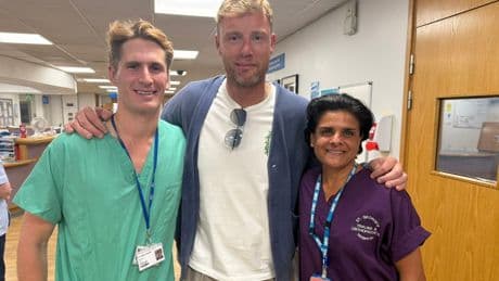 Andrew Flintoff praises ‘superhero’ NHS staff who treated him following serious Top Gear crash