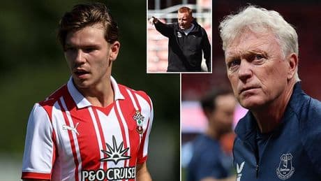 Southampton's sought-after starlet Tyler Dibling 'is training away from his team-mates' as 'multiple teams fight' to sign England U21 international