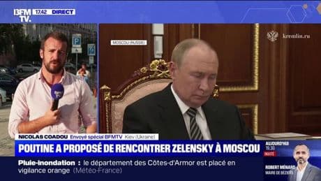 Guerre en Ukraine: Volodymyr Zelensky n'a pas encore répondu à la proposition de Vladimir Poutine, pour une rencontre à Moscou