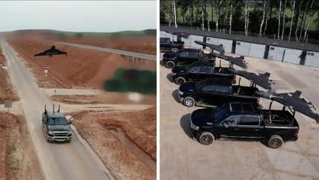 US-Pickups starten Kreml-Drohnen – Video aus Russland sorgt für Wirbel