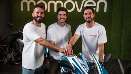 Álex Márquez da gas a la start-up’ de alquiler de motos Momoven
