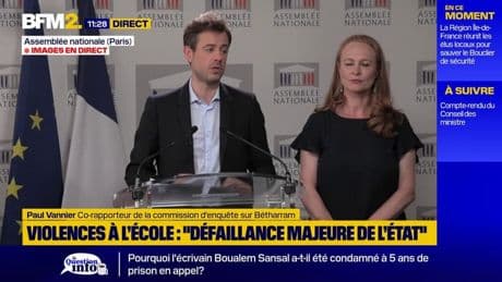 Violences à l’école : "L’État doit assumer des mesures conservatoires (…) sans attendre une éventuelle décision judiciaire", pour Paul Vannier