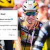 Wout van Aert houdt woord en kondigt op ‘X’ aan: “Ik ga meesprinten vandaag”