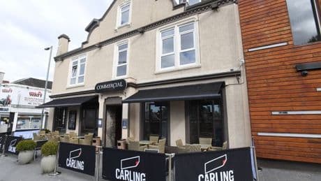 Yob smashed hotel TV with hammer and threatened to attack customer