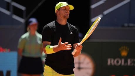 Batacazo de Davidovich en Roma: eliminado a la primera de cambio tras caer ante De Jong