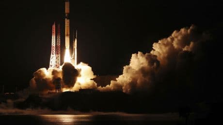 Japan launches a climate change monitoring satellite on mainstay H2A rocket's last flight